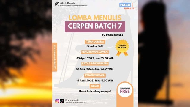 Lomba Menulis Cerpen Batch 7 Tema Shadow Self