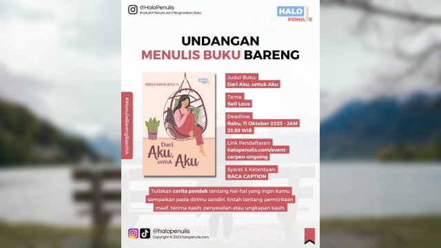 Undangan Menulis Buku Bareng Batch 14