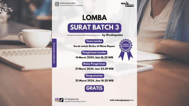 Lomba Surat Batch 3
