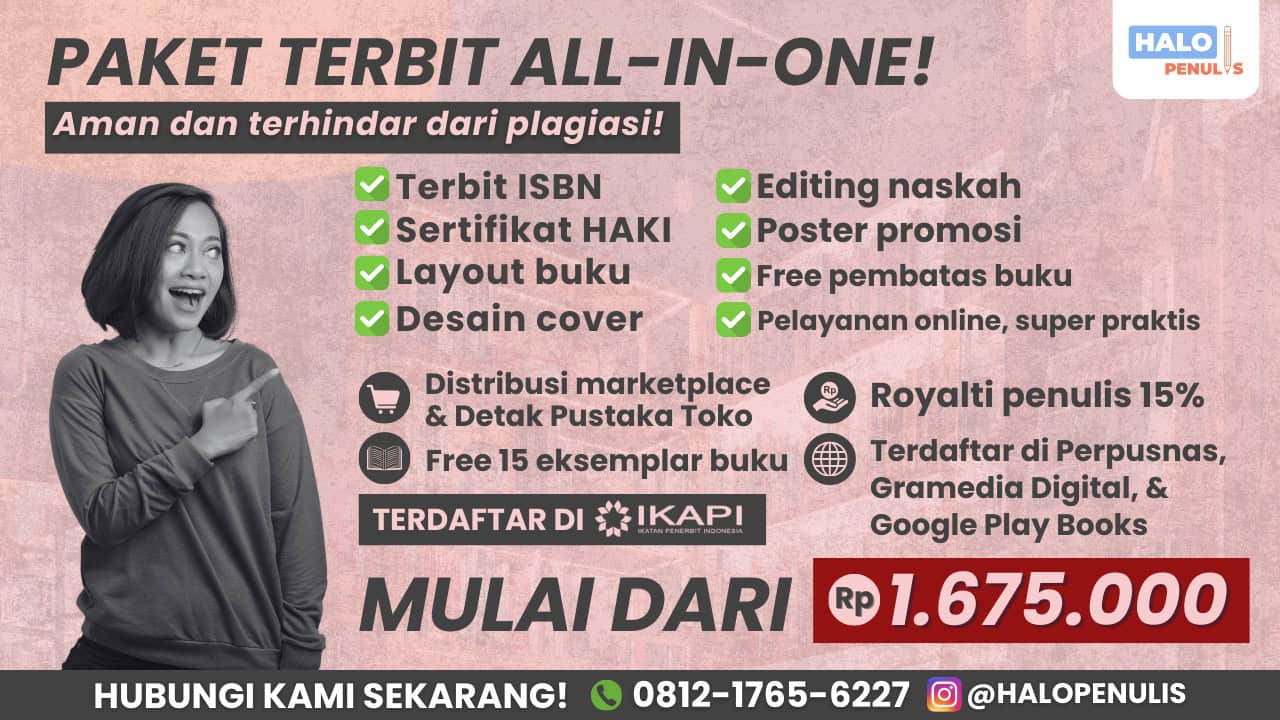 Jasa Penerbit Buku Profesional, Proses Cepat, dan Murah