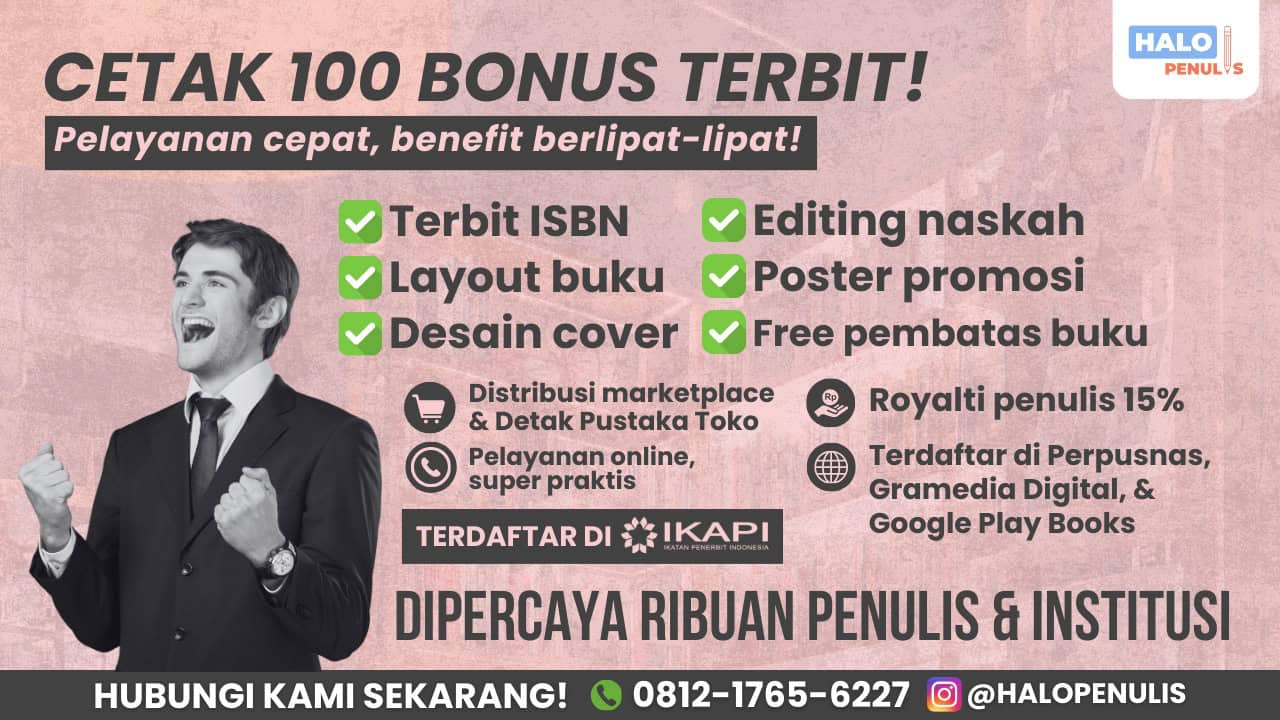 Jasa Penerbit Buku Profesional, Proses Cepat, dan Murah