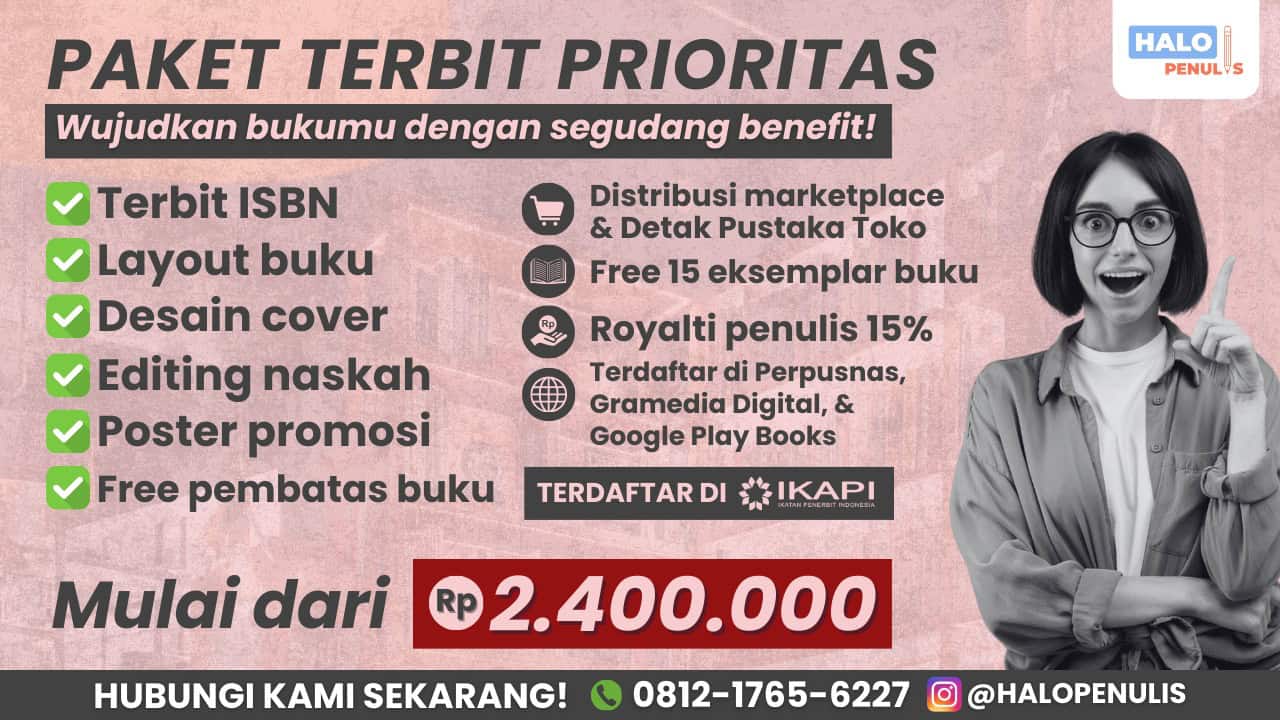 Jasa Penerbit Buku Profesional, Proses Cepat, dan Murah