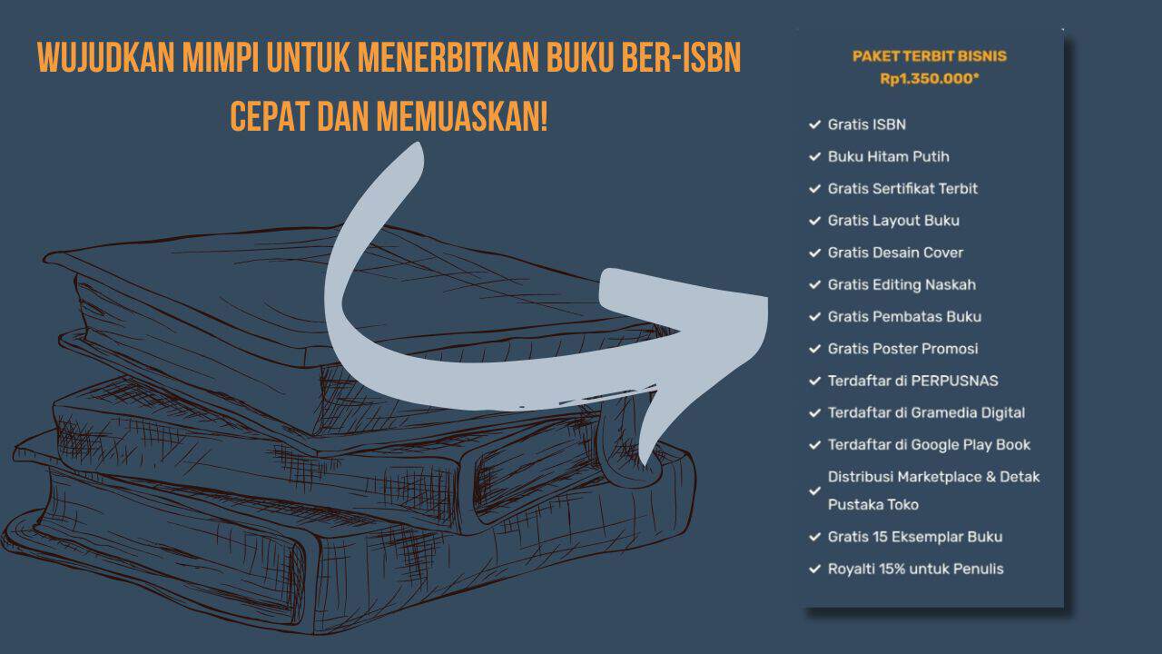 Jasa Penerbit Buku Profesional, Proses Cepat, dan Murah 