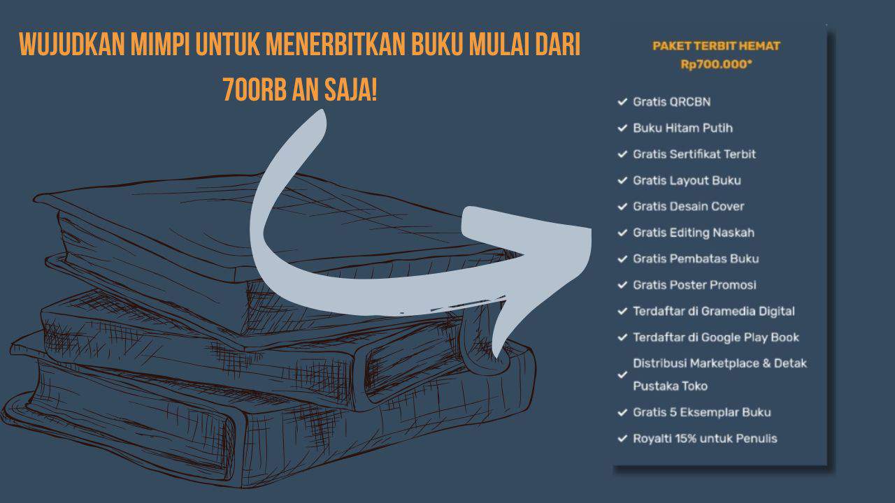 Jasa Penerbit Buku Profesional, Proses Cepat, dan Murah