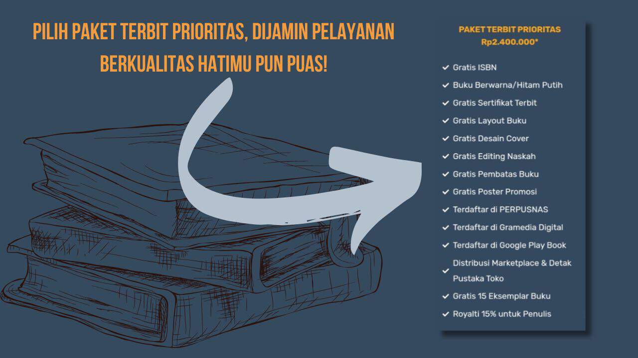 Jasa Penerbit Buku Profesional, Proses Cepat, dan Murah 