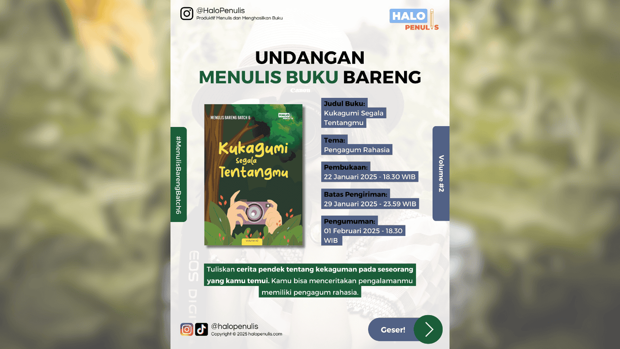 Menulis Bareng Batch 6 Volume 2