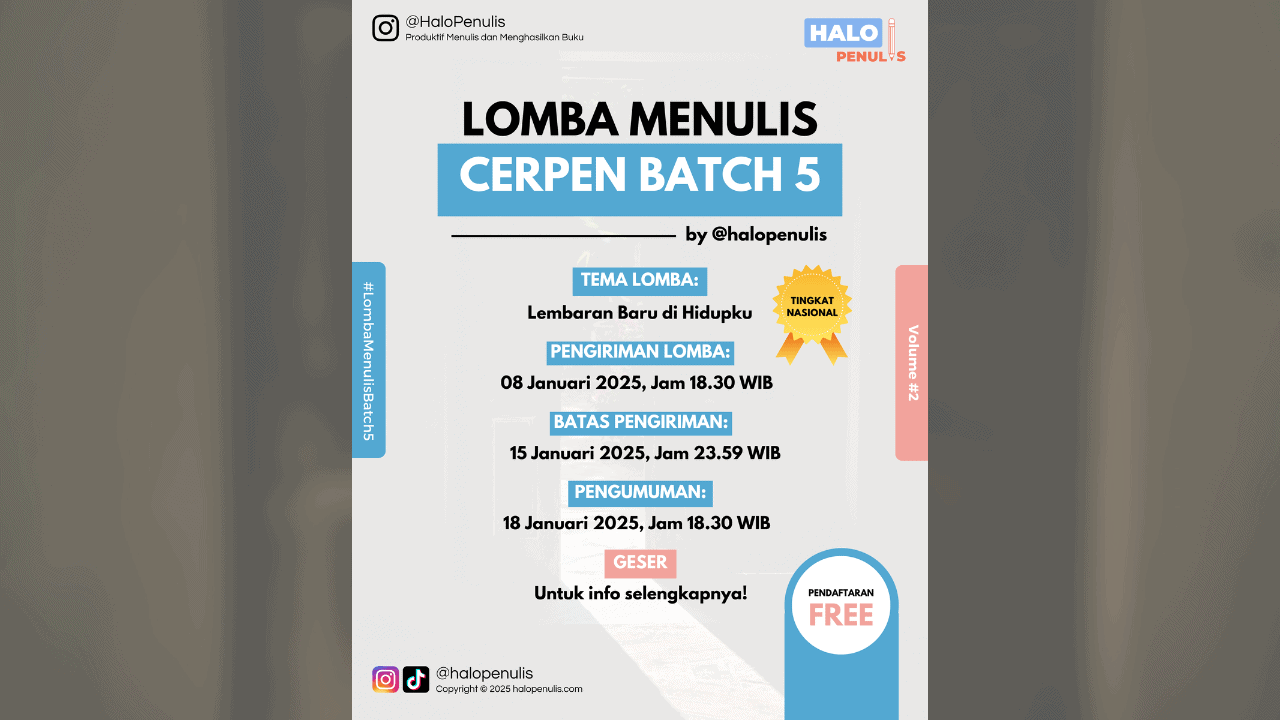 Lomba Menulis Batch 5 Volume 2
