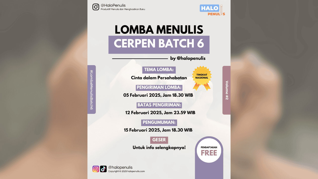 Lomba Menulis Batch 6 Volume 2 