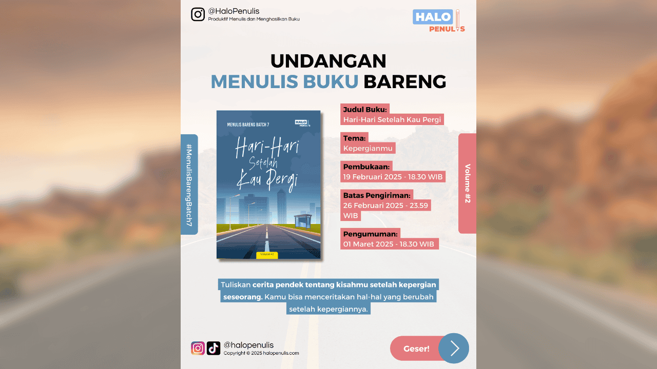 Menulis Bareng Batch 7 Volume 2