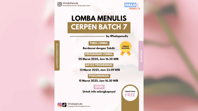 Lomba Menulis Batch 7 Volume 2