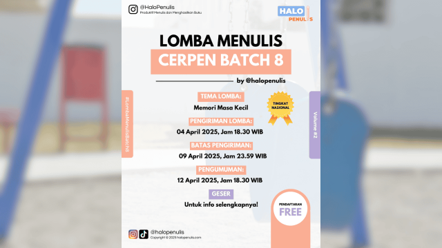 Lomba Menulis Batch 8 Volume 2 Tema Memori Masa Kecil
