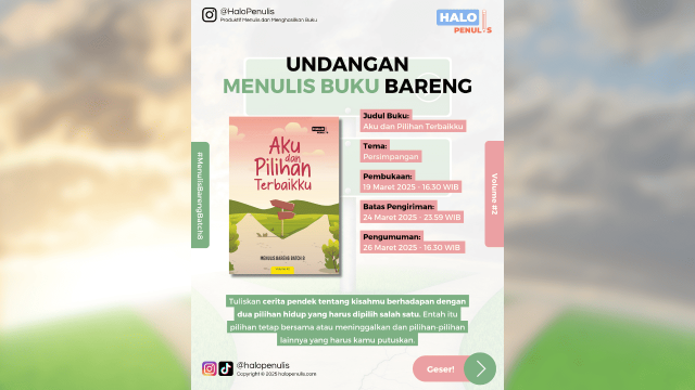 Menulis Bareng Batch 8 Volume 2