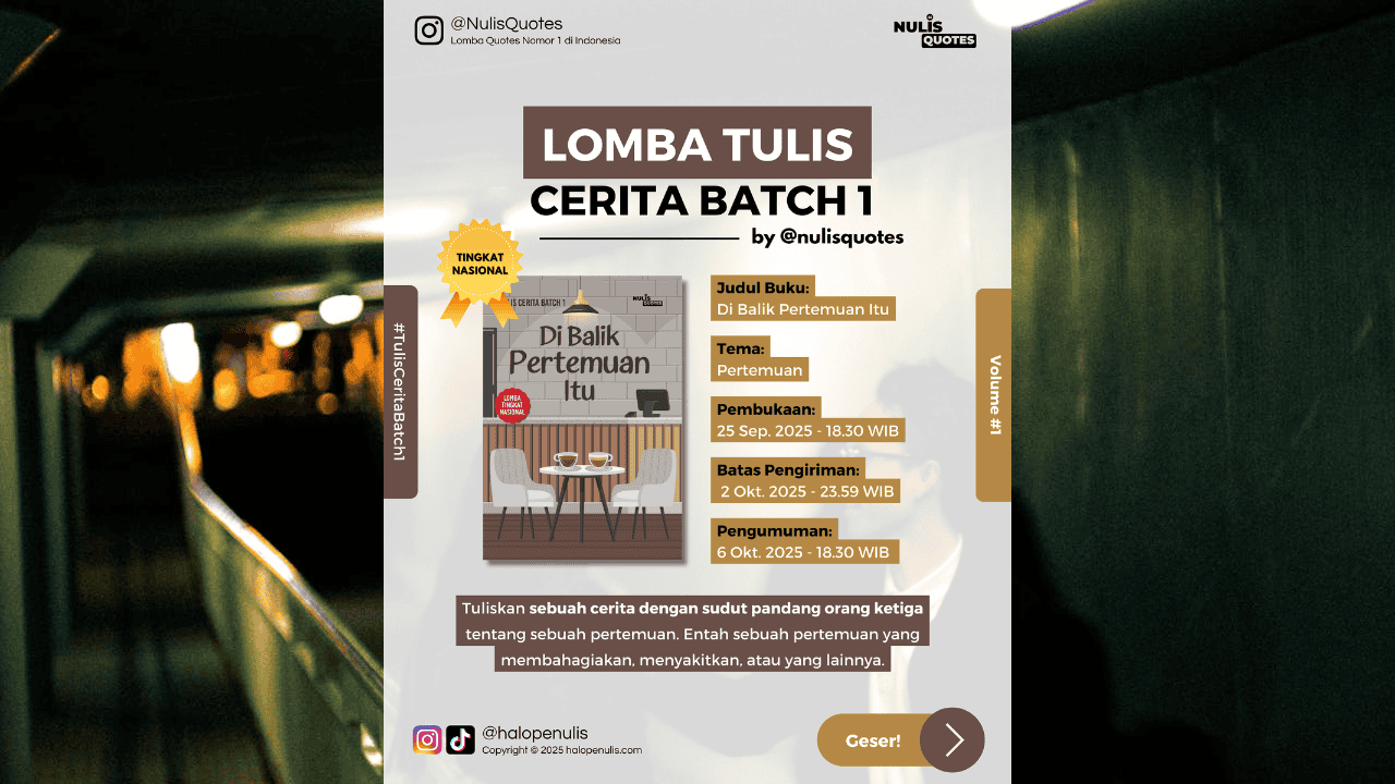 Lomba Tulis Cerita Batch 1 Volume 1