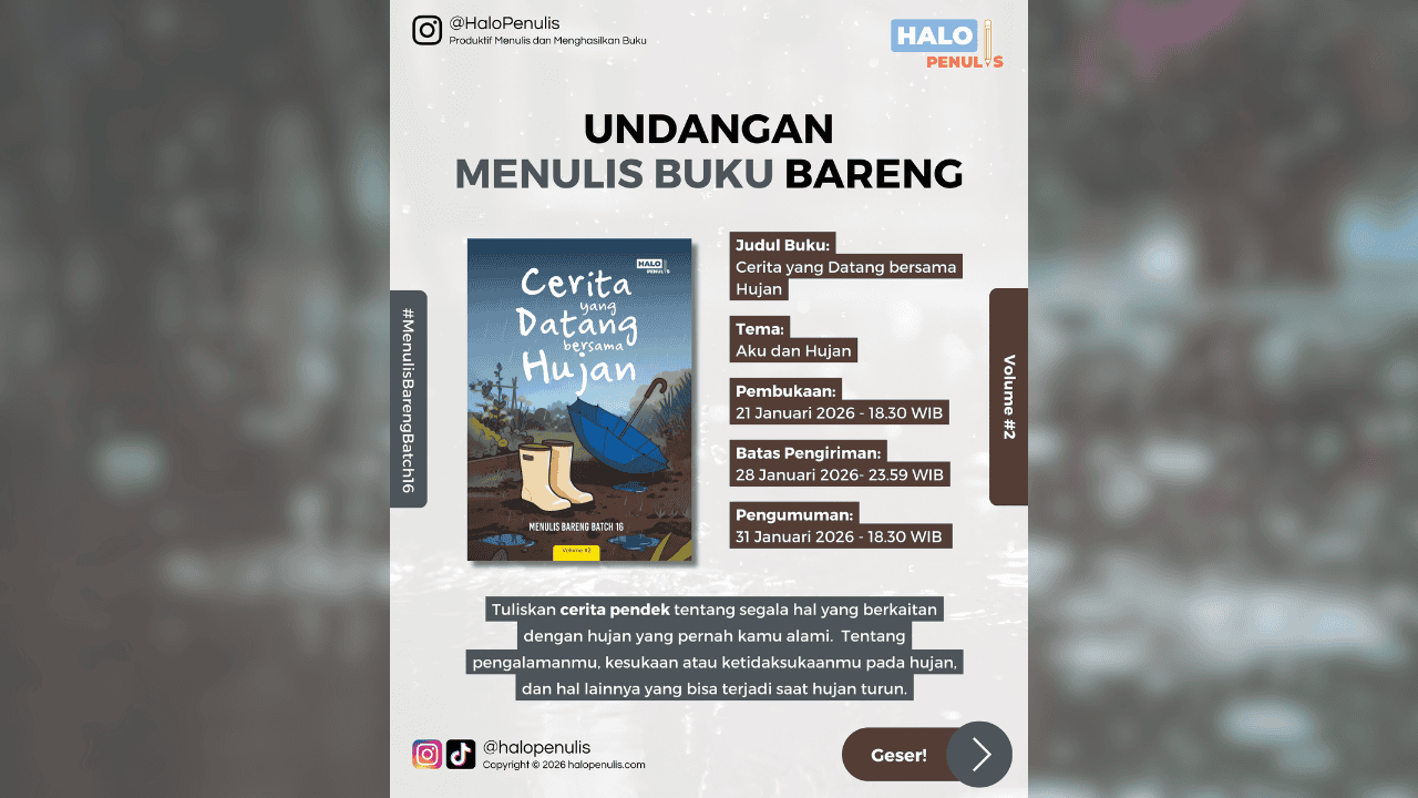 Menulis Bareng Batch 16 Volume 2
