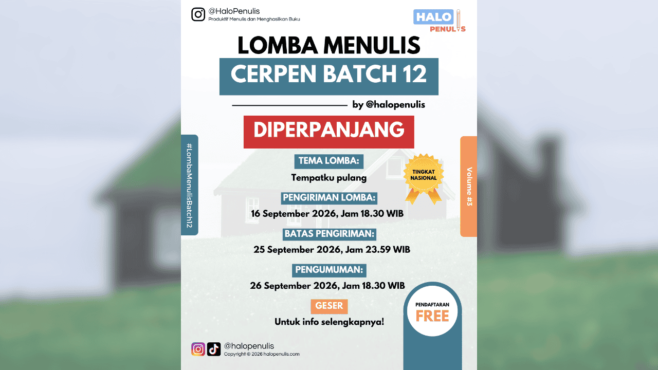 LOMBA MENULIS BATCH 12 VOLUME 3